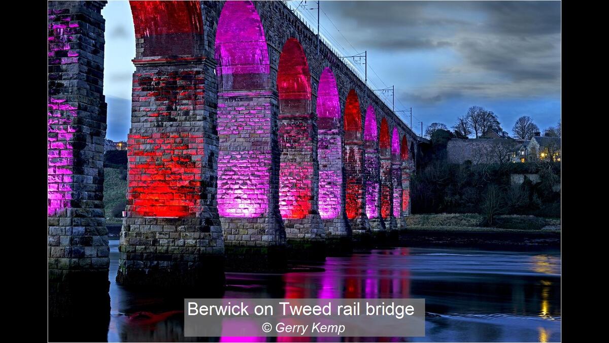 Berwick on Tweed rail bridge Gerry Kemp 18 points